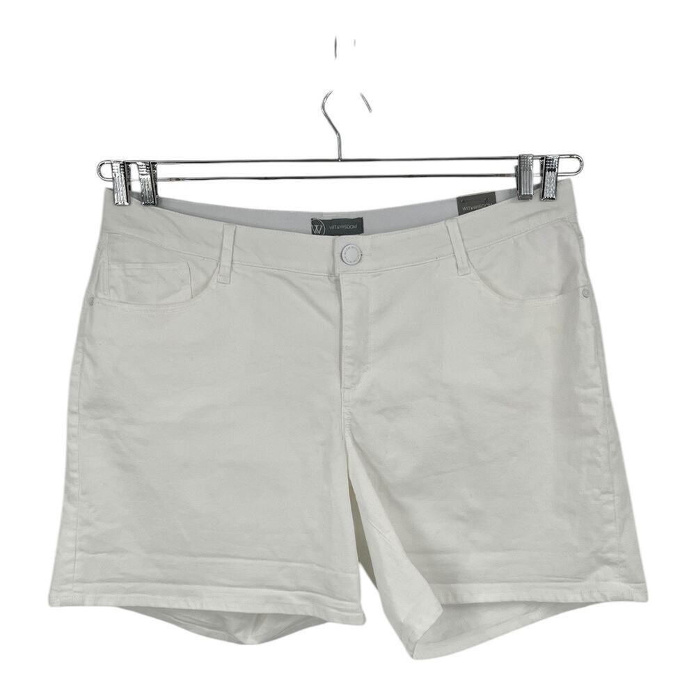 Wit & Wisdom shorts Ab Solution denim white size 22W